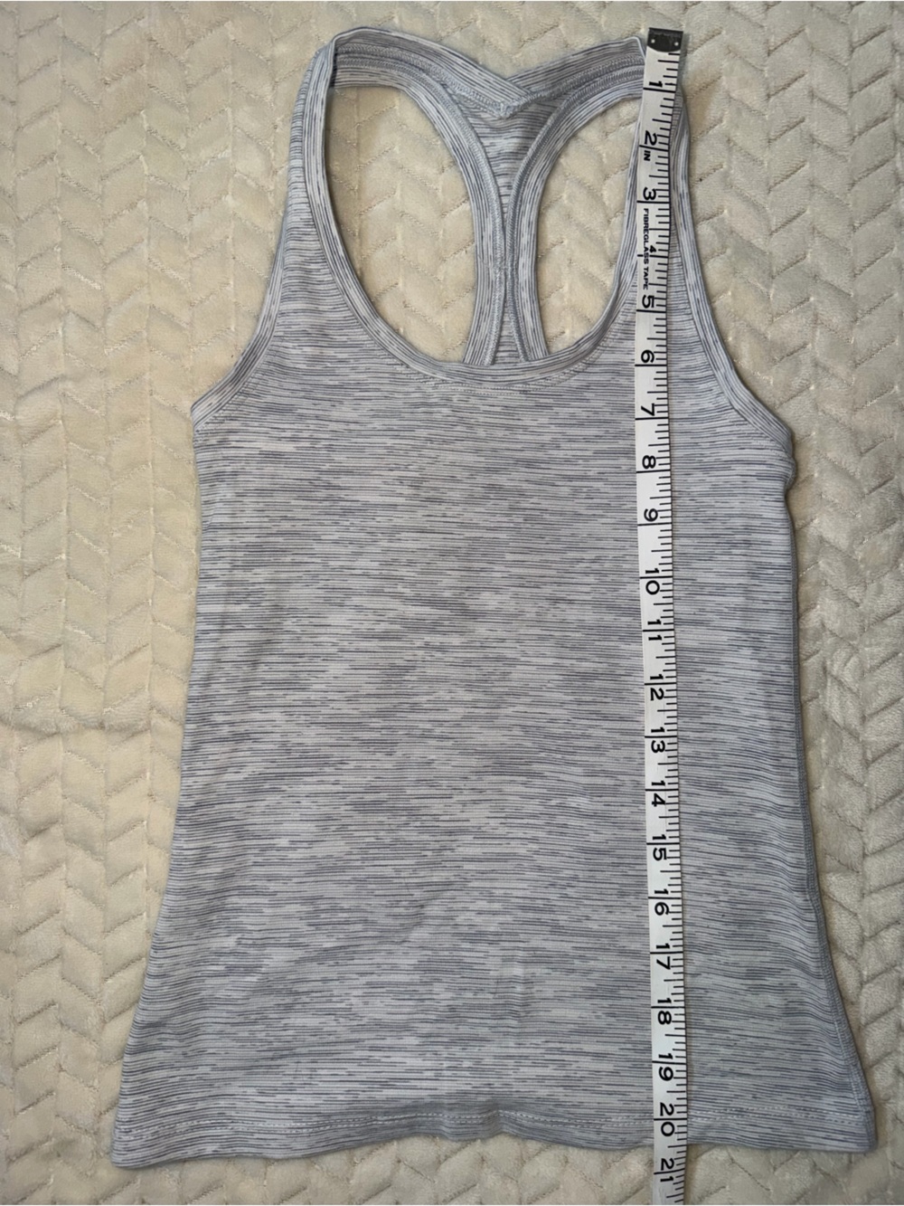 Lululemon Racerback Tank Grey MultiSize 2 - Picture 2 of 3